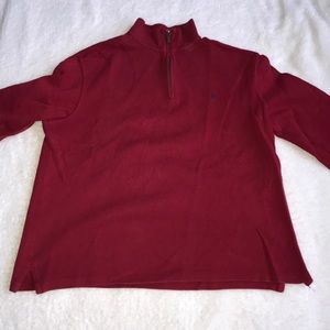 A POLO long sleeve with a quarter zip up